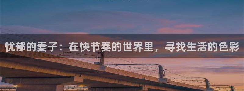 omofun正版官方下载链接：忧郁的妻子：在快节奏的世界里，寻找生活的色彩